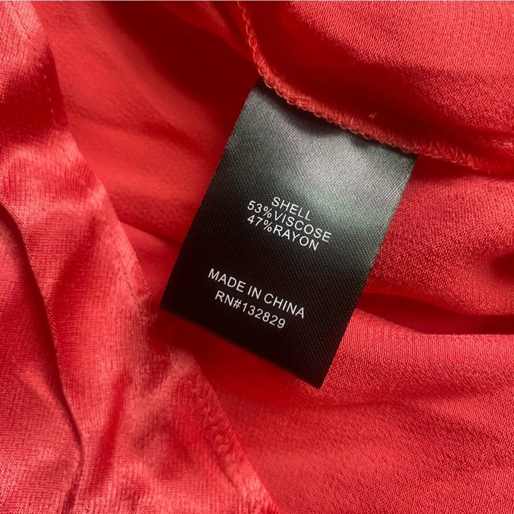 NWT Michael Costello Heather Long Dress in Burnt Sienna Size Small